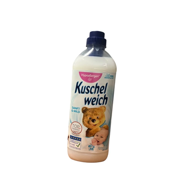 Kuschelweich Sanft & Mild öblítő – 38 mosásra elegendő (hipoallergén)
