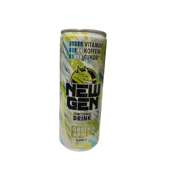 Hell New Gen Green Apple Funkcionális Ital 250 ml DRS
