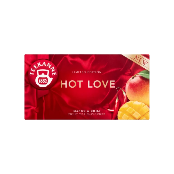 Teekanne Hot Love mangó és chili ízesítésű gyümölcstea keverék 20 filter 40 g