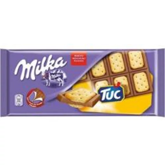 Milka Tuc alpesi tejcsokoládé sós krékerrel 87 g
